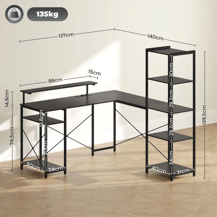 Image du produit Swisshandel24 Bureau (137 x 140 x 139.50 cm)