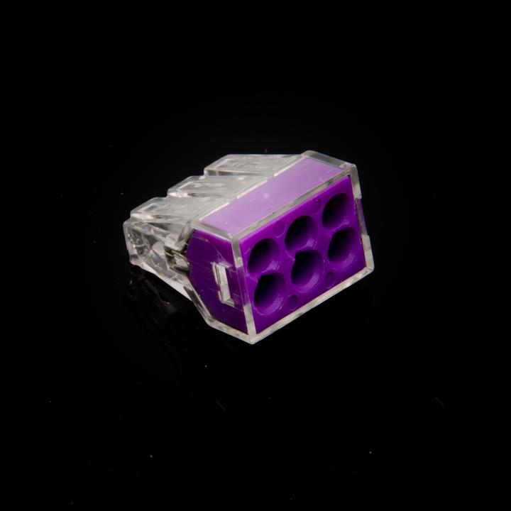 Actual product image Purecrea PCT-106 6Pin Spring Clamp