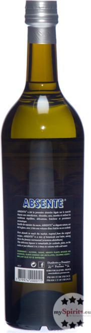 Actual product image Distilleries et Domaines de Provence Absente Liq. aux plantes d'Absinthe (55 %, France, 1 x 70 cl, Absinthe)