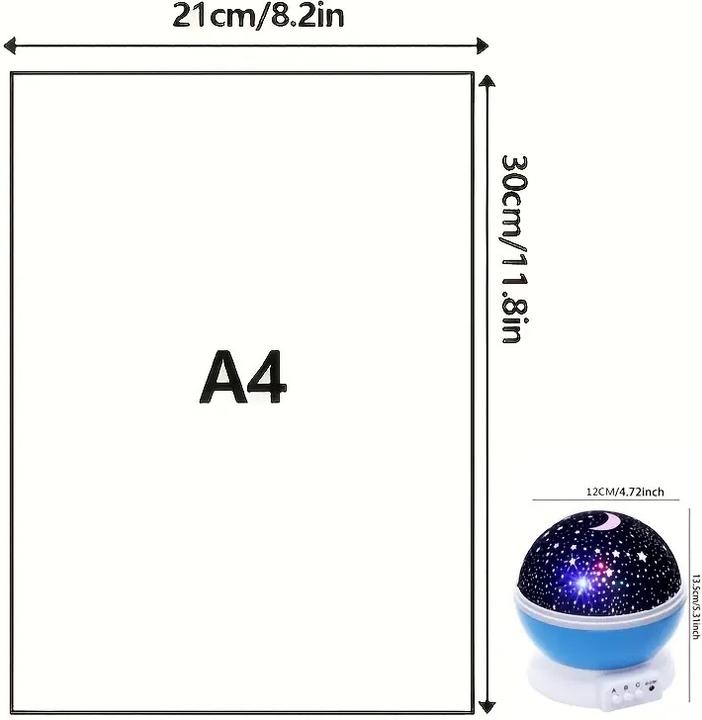 Immagine prodotto PhoneLook Sternenhimmel-Projektor Nachtlicht USB 12 Farben, 360° Drehung Stimmungslicht fürs Zimmer & Party