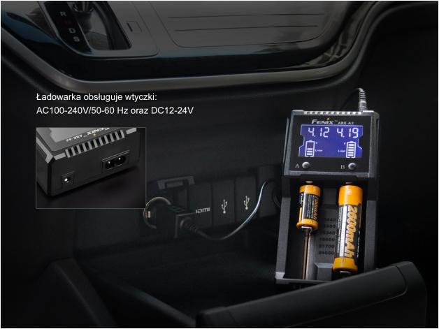 Actual product image Fenix Charger ARE-A2 (1 pcs., AAA, AA, Battery + charger)