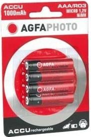 Produktbild AGFAPHOTO Accu HR03 900 mAh (4 Stk., AAA, 900 mAh)