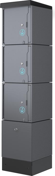 Produktbild Walther Werke Pedelecsäule CUBE 3 Ladef. (E-Bike Ladegerät)