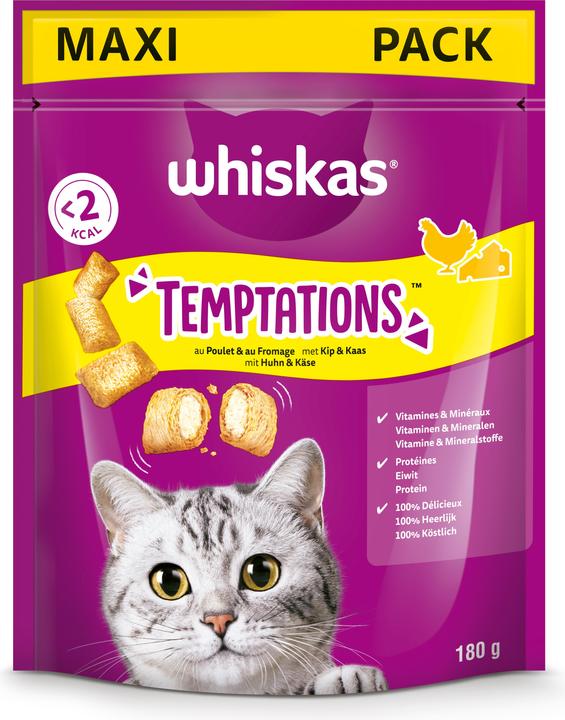 Whiskas Croccantini Per Gatti Con Tacchino | 8 Bustine Da 60 G | Snack Con Vitamine E Minerali