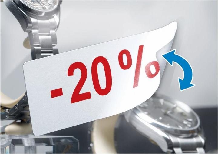 Actual product image HERMA A4 removable labels