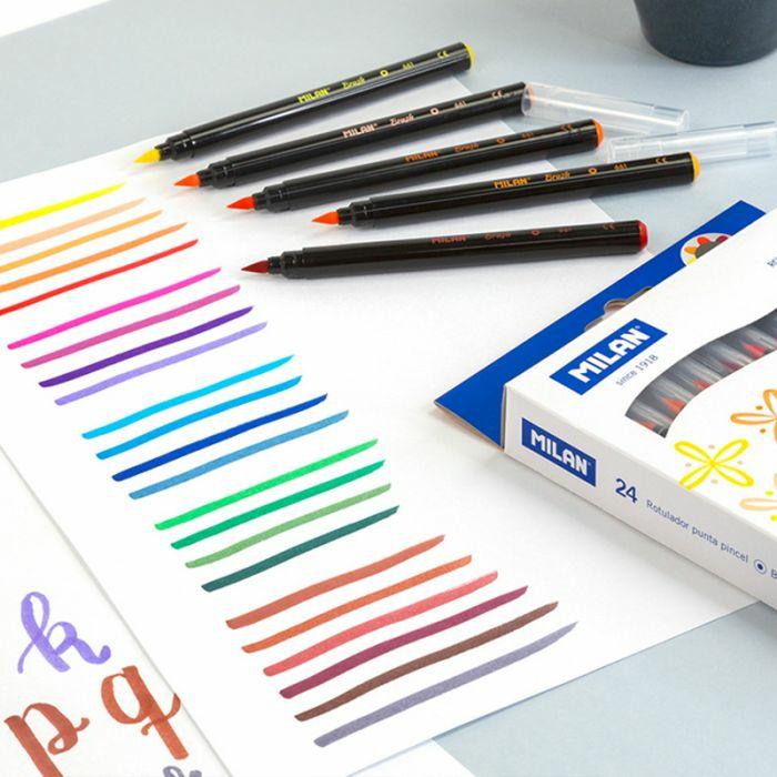Actual product image PINCEL BRUSH felt tip pens, 10 colours (10 x)