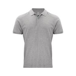 Clique, Unisex, Shirts, Poloshirt Classic Oc 028264, Bio-Baumwolle, Grau Meliert, Grösse M, Grau