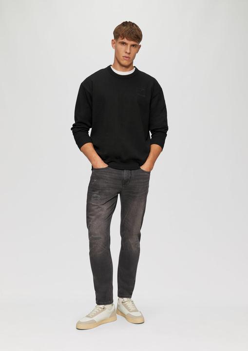 Actual product image S.Oliver Sweatshirt Relaxed-Fit-Sweatshirt mit Ärmeltasche (M)