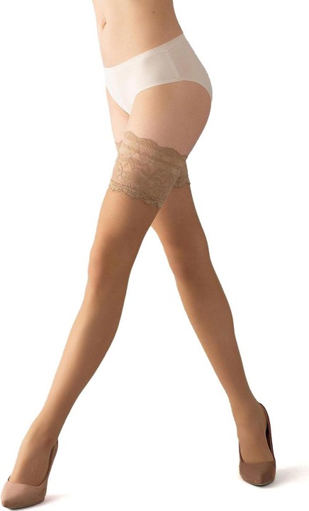 Image du produit Giulia Passion 20 Bas jarretières, couleur daino, taille 36-40 (20 DEN, 36 - 40)