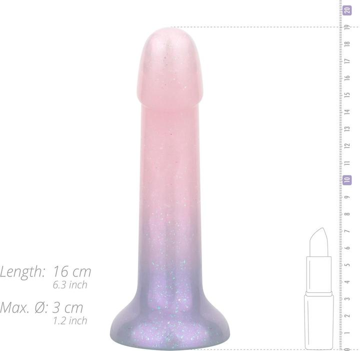 Actual product image Easytoys Mermaid Ombre Dildo - 14 cm