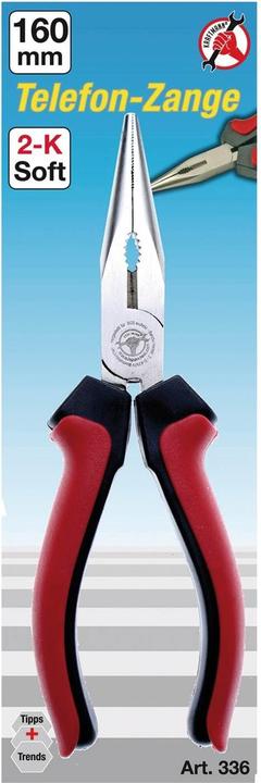 Actual product image BGS Long Nose Pliers straight 160 mm (160 mm)