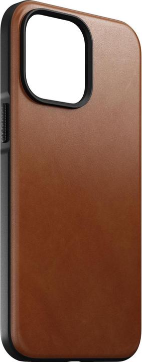 Actual product image Nomad Back Cover Modern Leather iPhone 14 Pro Max Light Brown (Apple iPhone 14 Pro Max)