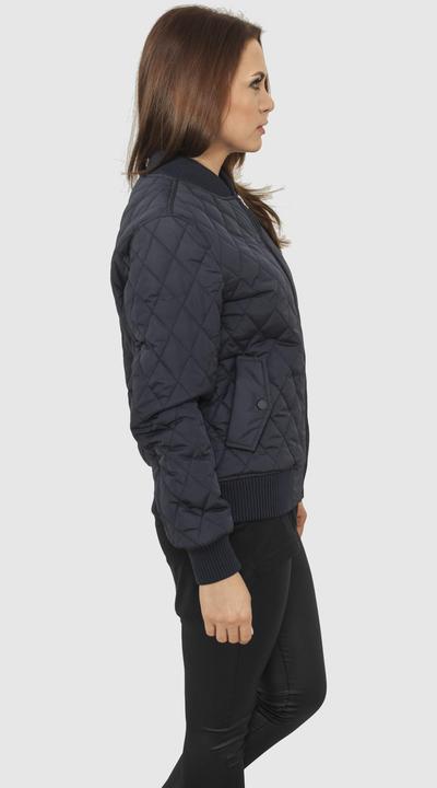 Actual product image Urban Classics Ladies Diamond Quilt Nylon Jacket (M)