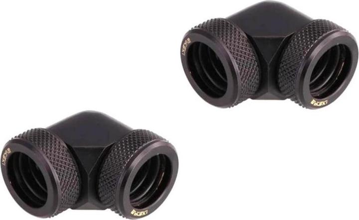 Actual product image Bykski B-HTJ-DB90-V2-14mm 90° bk 1017576