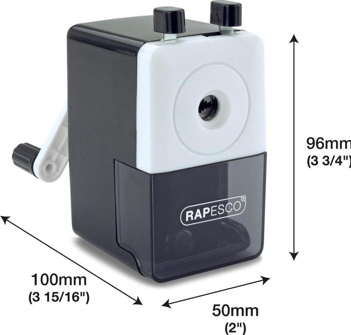 Image du produit Rapesco Taille-crayon 64 Manuel, Blanc