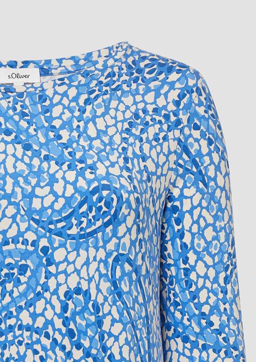 Produktbild S.Oliver T-Shirt Shirt aus Viskosestretch in O-Shape (54)