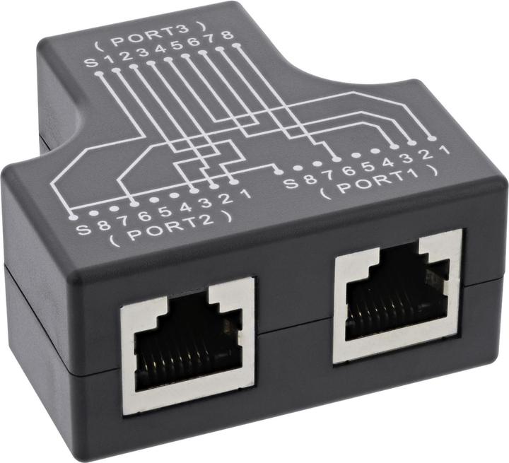 InLine Cat.5e STP T-Adapter (Port-Doppler) (Konverter)