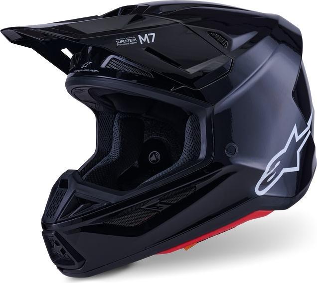Produktbild Alpinestars Helmet Sm7 Solid Black (L)