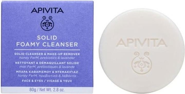 Actual product image Apivita Solid Foamy Cleanser - 80 Grams (Cleansing Foam)