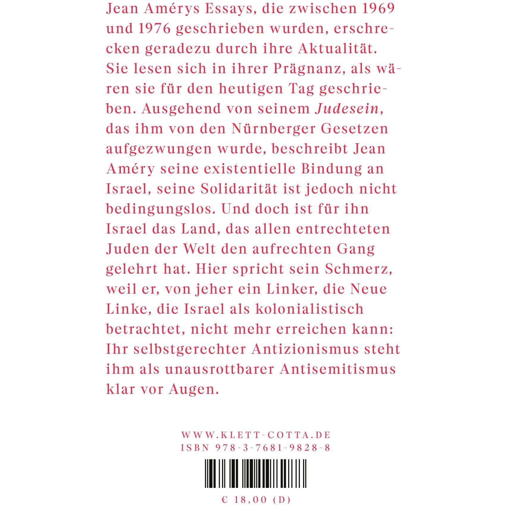 Thumbnail - Der neue Antisemitismus, Sachbücher von Jean Améry, Irene Heidelberger-Leonard