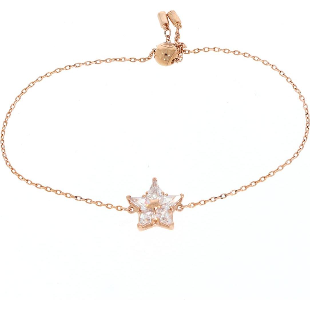 Swarovski, Armschmuck, Armband Stella rosè 5648985, (24 cm, Metall mit Roségoldton-Legierungsschicht)