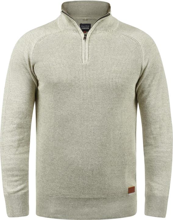 Immagine prodotto Blend Ganbolf Maglione In Maglia Grossa Pullover Con Colletto Troyer In Cotone 100% Stampa (S)