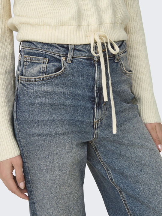 Produktbild Only ONLJUICY Hohe Taille Weiter Beinschnitt Jeans Jeans mit weitem Bein (27)