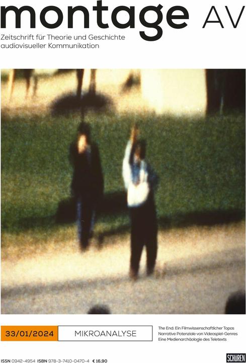 Actual product image Mikroanalyse (German, Society for Theory and History of Audiovisual Communication e.V., Patrick Vonderau, 2024)