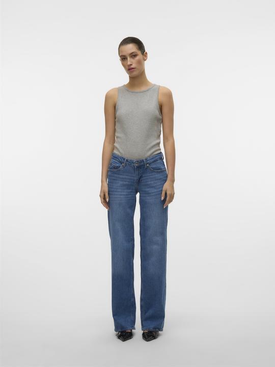 Produktbild Vero Moda VMVANESSA Niedrige Taille Weiter Beinschnitt Jeans Hose mit weitem Beinschnitt (26)