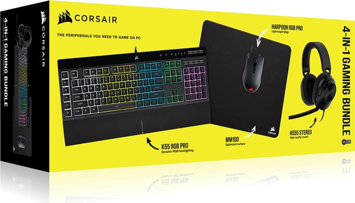 Produktbild Corsair 4in1 Gaming Bundle Set (IT, Kabelgebunden)