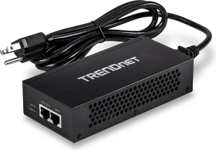 Produktbild Trendnet TPE-117GI Power Injector (802.3af (PoE), 802.3bt (PoE++), 802.3at (PoE+), 60 W)