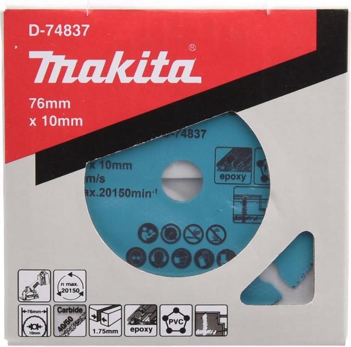 Produktbild Makita Tungsten Carbide Grit Blade 76mm