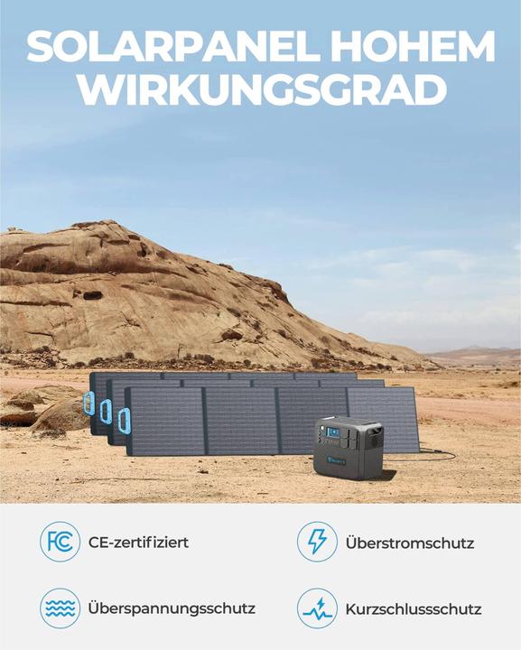 Produktbild Bluetti 200W Solarpanel (200 W, 7.30 kg)