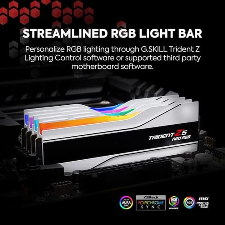 Actual product image G.Skill Trident Z5 Neo RGB (2 x 32GB, 6000 MHz, DDR5 RAM, DIMM)