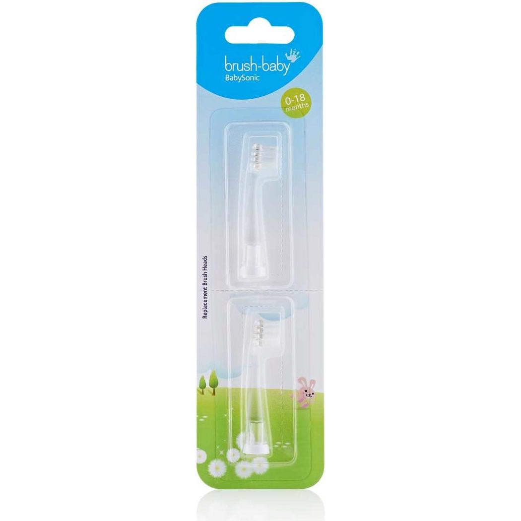 Brush-Baby, Zahnbürstenkopf, BabySonic (2 x)