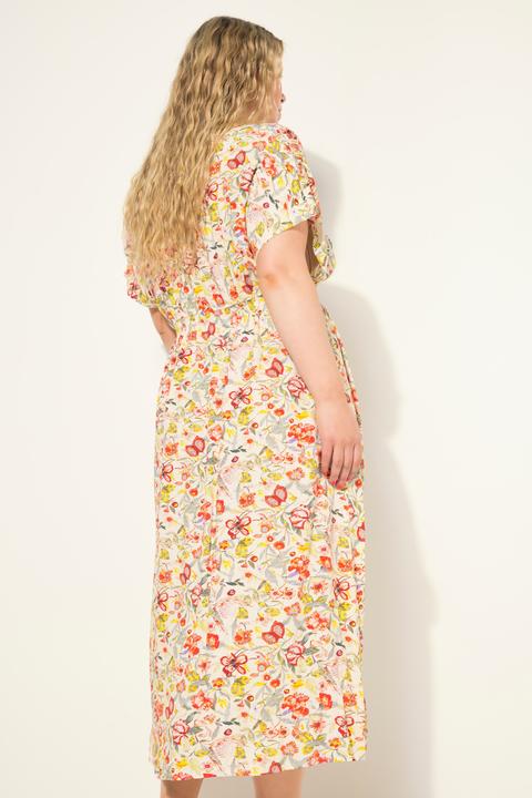 Produktbild Studio Untold Maxikleid, A-Line, Flowerprint, Knopfleiste (50, 52)