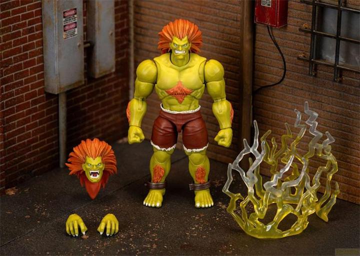 Actual product image Jada Street Fighter II Blanka 7,5" Figure