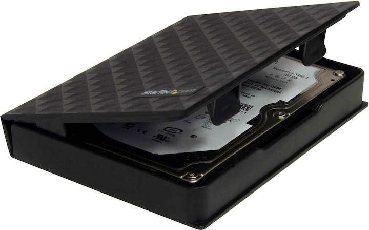 Actual product image StarTech HDD Protector Case Black 3pk