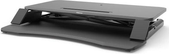 Actual product image Fellowes Corsivo™ sitting/standing workstation, HxWxD 110 x 800 x 615 mm, black.
