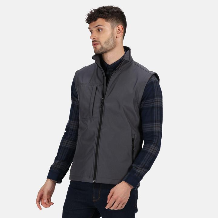Actual product image Regatta Mens Octagon 3 Layer Printable Softshell Bodywarmer (S)