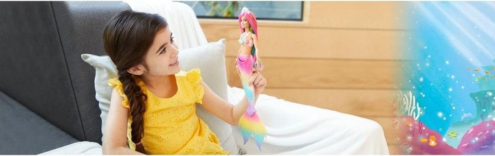 Image du produit Barbie Dreamtopia Magie Arc-en-ciel - Poupée sirène 1