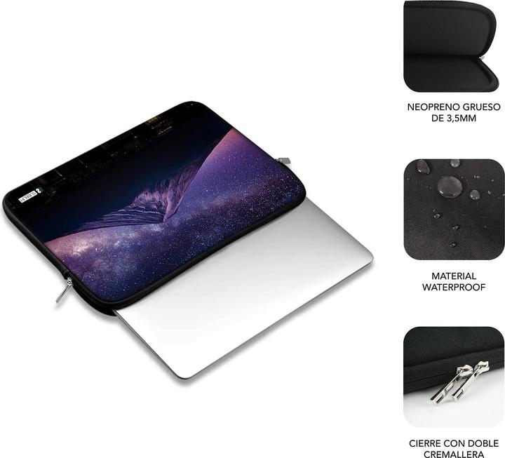 Produktbild Subblim Funda Portatil Trendy Sleeve Neo Mountain 15,6" (15.60", Universal)