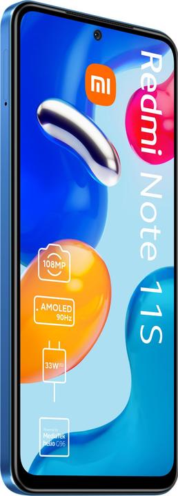 Productafbeelding Xiaomi Redmi Note 11S (128 GB, Schemerblauw, 6.43", Dubbele SIM, 4G)