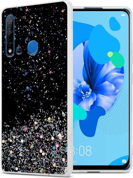 Actual product image Cadorabo TPU cover sparkling glitter (Huawei Nova 5i, Huawei P20 Lite (2019))