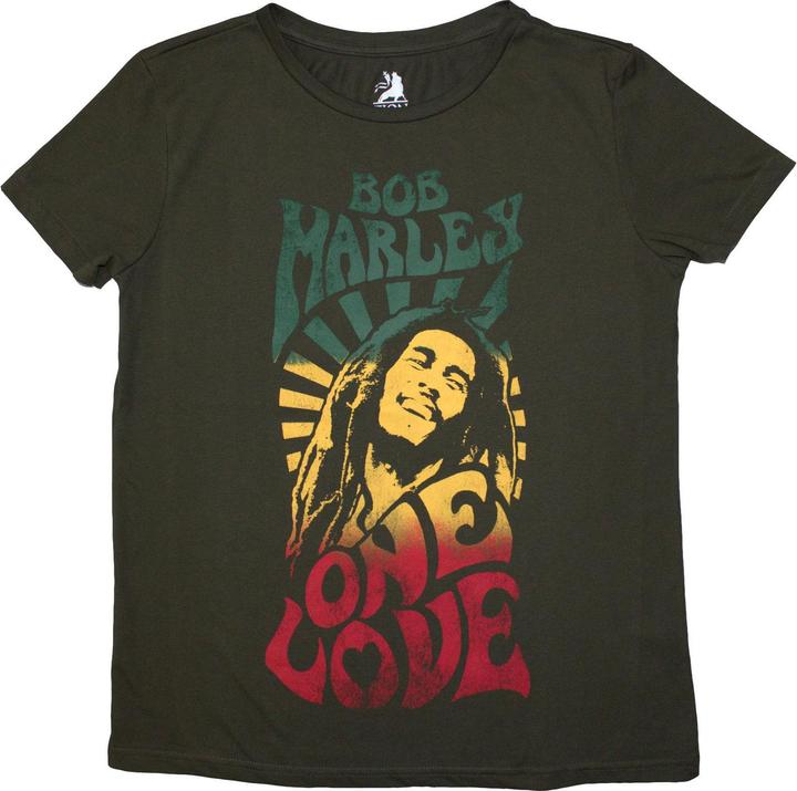Immagine prodotto Bob Marley One Love Maglietta Gradiente di Colore Donna (XL)