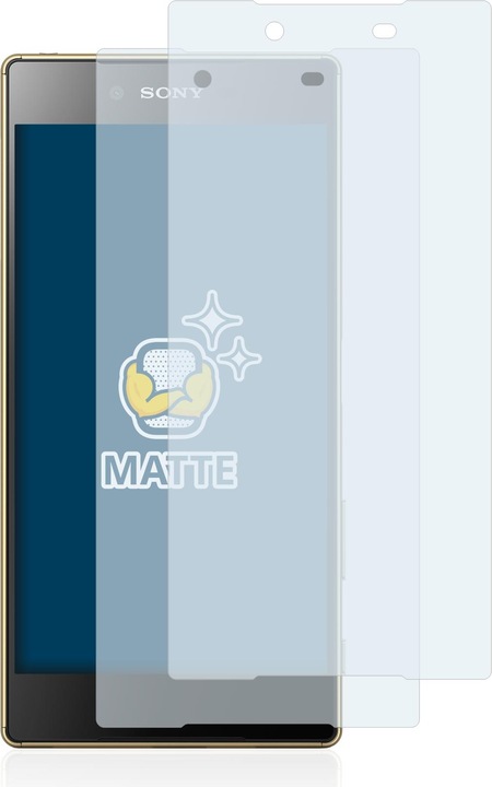 Actual product image BROTECT Anti-glare screen protector matt (2 Piece, Sony Xperia Z5 Premium)