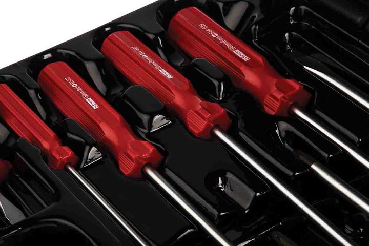 Actual product image RS PRO 10 piece engineers screwdriver set (Port, Pozidriv cross recess (PZ))