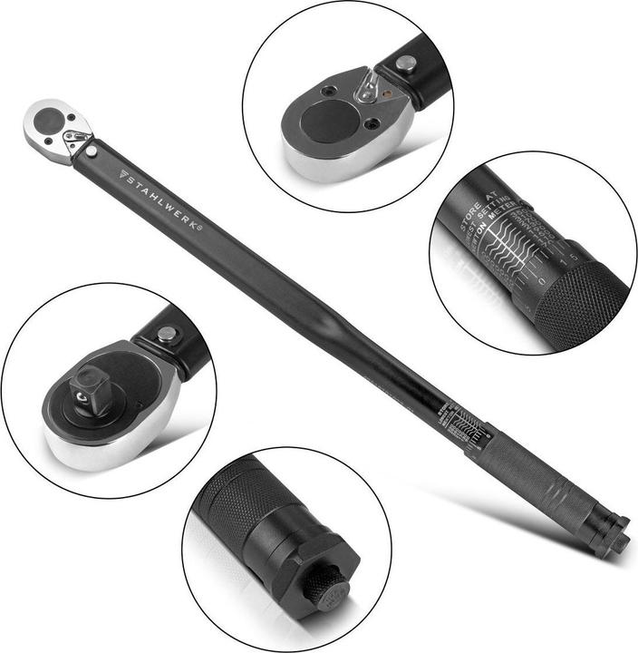 Produktbild Stahlwerk Drehmomentschlüssel (1/2", 70 - 350 Nm)