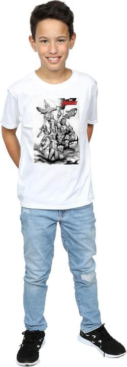 Produktbild Avengers Assemble Team Sketch TShirt Jungen (140, 146)