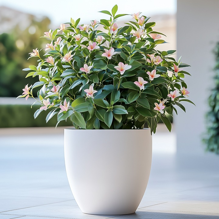 Actual product image Plant in a Box Jasminum x stephanense 'Starry Starry Summer Scent' - set of 3 jasmines (25 cm)